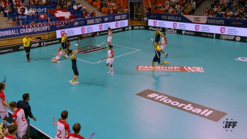 MS ve florbalu juniorů 2021 Česko - Švýcarsko - Švédsko