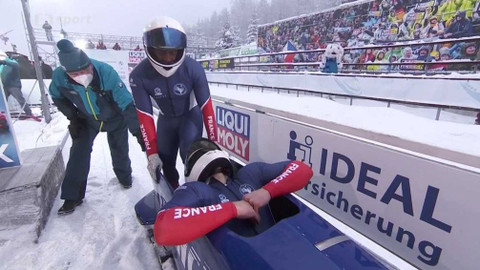 MS v bobech a skeletonu 2021 Německo - 4. jízda dvojbobu mužů