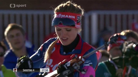 MS v biatlonu 2015 Finsko - Závod žen s hromadným startem na 12,5 km