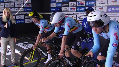 MS v silniční cyklistice 2025 Rwanda - Časovka štafet smíšených družstev