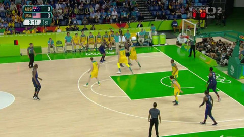 XXXI. letní olympijské hry 2016 Rio de Janeiro - Basketbal: Austrálie - USA (muži)