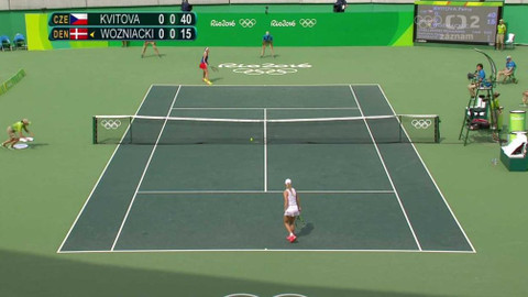 XXXI. letní olympijské hry 2016 Rio de Janeiro - Tenis: Kvitová - Wozniacká