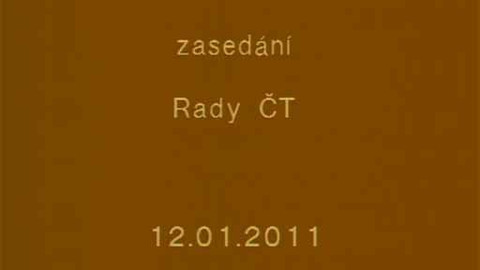 Jednání Rady České televize - 1. jednání Rady ČT v roce 2011