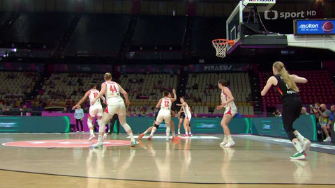 ME v basketbalu žen 2025 - Česko - Německo