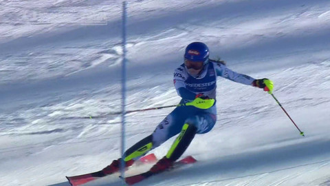 MS v alpském lyžování 2025 Rakousko - 2. kolo slalomu žen