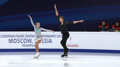 ME v krasobruslení 2018 Rusko - Krátký program sportovních dvojic