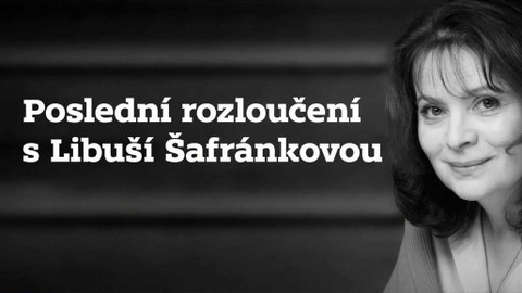 Poslední rozloučení s herečkou Libuší Šafránkovou