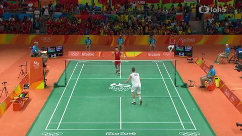 XXXI. letní olympijské hry 2016 Rio de Janeiro - Badminton: Malajsie - Čína (dvouhra, muži)