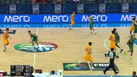 MS v basketbalu U19 2013 - Španělsko - Austrálie