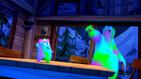 Méďa a lumíci - Polární záře