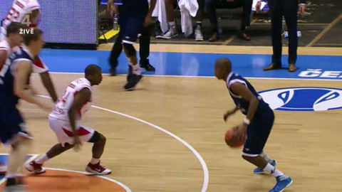 EuroCup v basketbalu - ČEZ Basketball Nymburk - Gasterra Flames Groningen