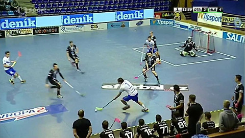 Superliga florbalu mužů - Panthers Otrokovice - Technology Florbal MB