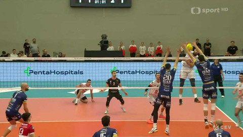 Liga mistrů ve volejbalu - ČEZ Karlovarsko - Trentino Volley