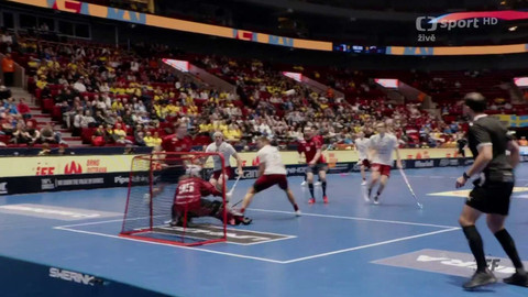 MS ve florbale mužů 2024 Švédsko - Česko - Lotyšsko