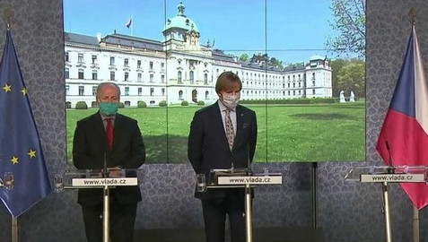 Mimořádné pořady ČT24 - Brífink po jednání vlády