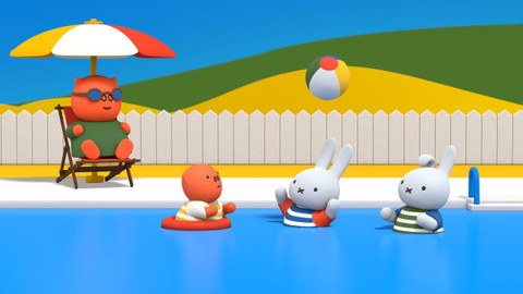 Miffy a její dobrodružství - 62/78 Miffy a bazén