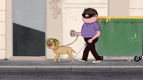 Kamarádi z koše - 29/52 Drban, slepecký pes