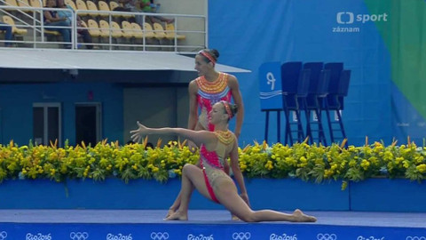 XXXI. letní olympijské hry 2016 Rio de Janeiro - Synchronizované plavání: dvojice - volný program