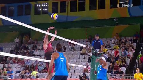 XXXI. letní olympijské hry 2016 Rio de Janeiro - Plážový volejbal: Itálie – Kanada (muži)