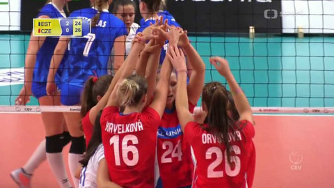 Kvalifikace ME ženy ve volejbalu 2019 - Estonsko - Česko