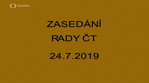 Jednání Rady České televize - 13. jednání Rady ČT v roce 2019