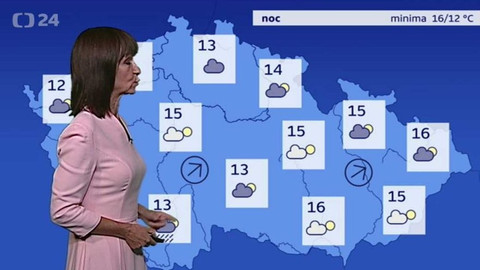 Předpověď počasí - 29. června 2017 17:55