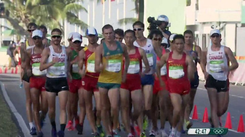 XXXI. letní olympijské hry 2016 Rio de Janeiro - Atletika: Chůze na 20 km (muži)