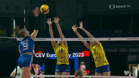 ME ve volejbalu žen 2023 - Srbsko - Ukrajina