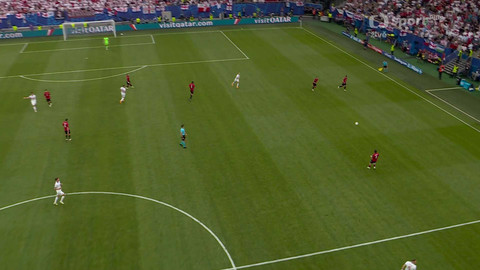 UEFA EURO 2024 Německo - Pohled shora: Gruzie - Česko