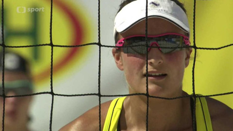 ME v plážovém volejbalu 2015 Rakousko - Arvanitiová, Tsiartsianiová (GRE) - Ludwigová, Walkenhorstová (GER)