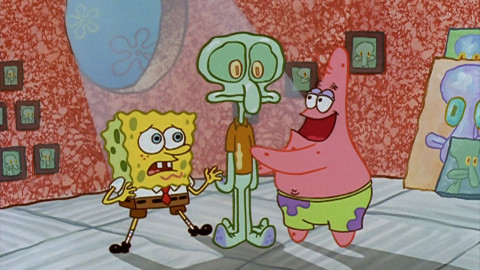 SpongeBob v kalhotách - Falešné svaly / Zlý duch, Sépiák