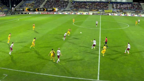 Evropská liga UEFA - Asteras Tripolis FC - AC Sparta Praha