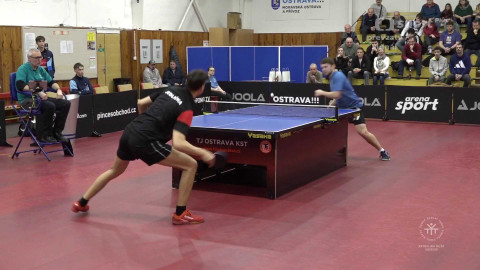 Extraliga stolního tenisu - NH Ostrava - TJ Ostrava KST