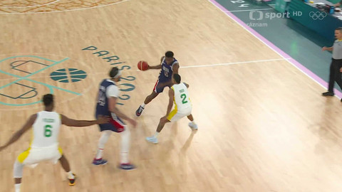 XXXIII. letní olympijské hry 2024 Paříž - Basketbal: Brazílie - USA