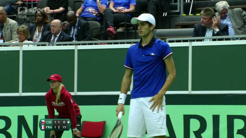 Davis Cup - Česko - Francie (čtvrtfinále)