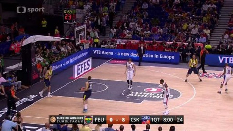 Evropská liga v basketbalu - Fenerbahce Ülker Istanbul - CSKA Moskva