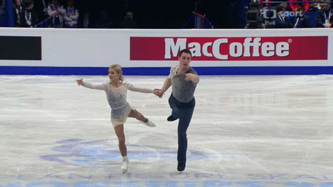 ME v krasobruslení 2017 Česko - Volné jízdy sportovních dvojic