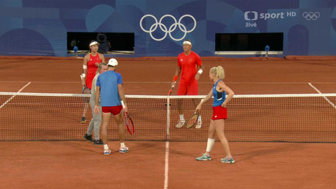 XXXIII. letní olympijské hry 2024 Paříž - Tenis: Siniaková/Macháč - Wangová/Čang