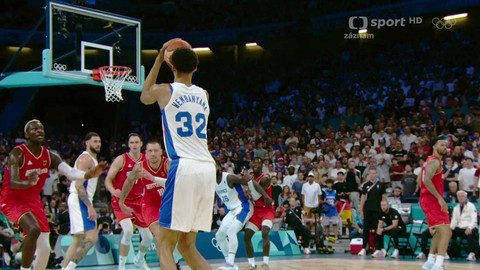 XXXIII. letní olympijské hry 2024 Paříž - Basketbal: Francie - Německo