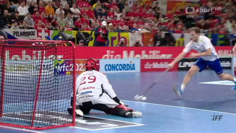 Mistrovství světa ve florbalu 2022 Švýcarsko - Finsko - Švýcarsko