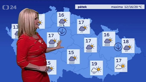 Předpověď počasí - 4. května 2017 17:55