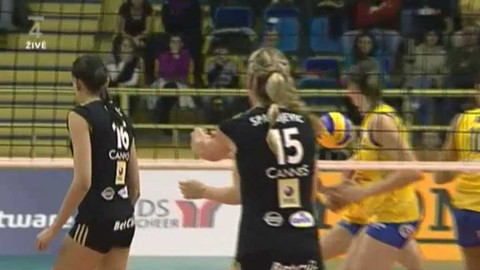 Volejbal - VK Modřanská Prostějov - RC Cannes