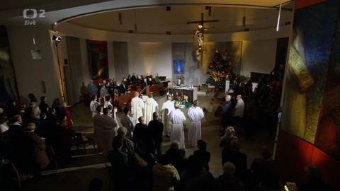 Bohoslužby v České televizi - Půlnoční mše