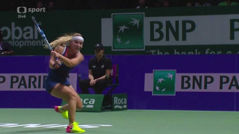 BNP Paribas WTA Finals Singapore 2016 - Angelique Kerberová - Dominika Cibulková