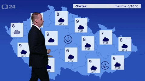 Předpověď počasí - 26. dubna 2017 17:55
