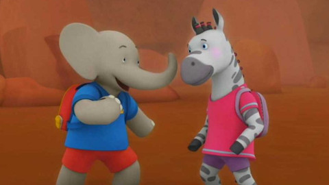 Babar a Baduova dobrodružství - 22/52 Dinosauří vejce/Zloděj kamene