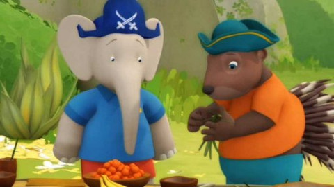 Babar a Baduova dobrodružství - 11/52 Jake a Velká kniha/Černochobotův kouzelný kámen