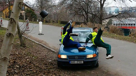 Besipky - Jízda v uzavírkách