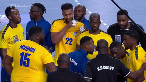 MS v házené 2021 Egypt - Argentina - Demokratická republika Kongo