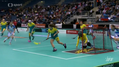 MS ve florbalu 2017 Slovensko - Austrálie - Slovensko